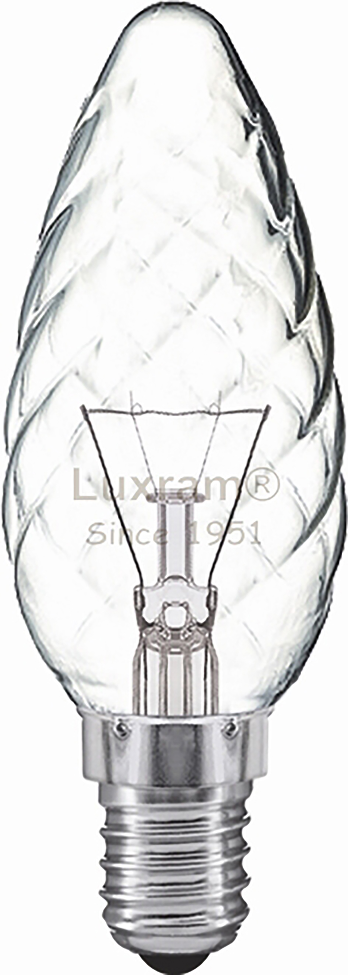 Candle 35mm Twisted Incandescent Luxram Decorative Candle Candle 35mm Twisted Incandescent Luxram Decorative Candle